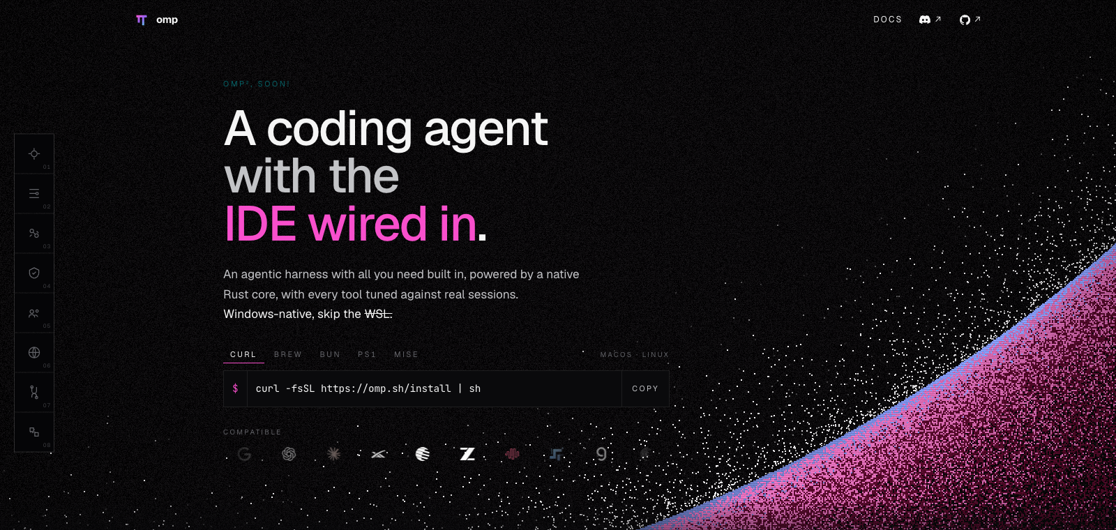 omp homepage preview