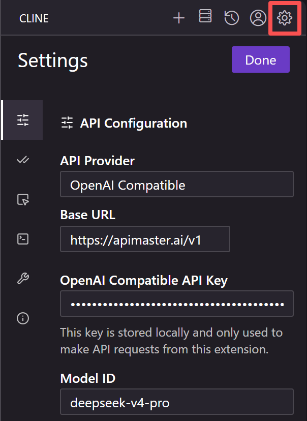 API Configuration