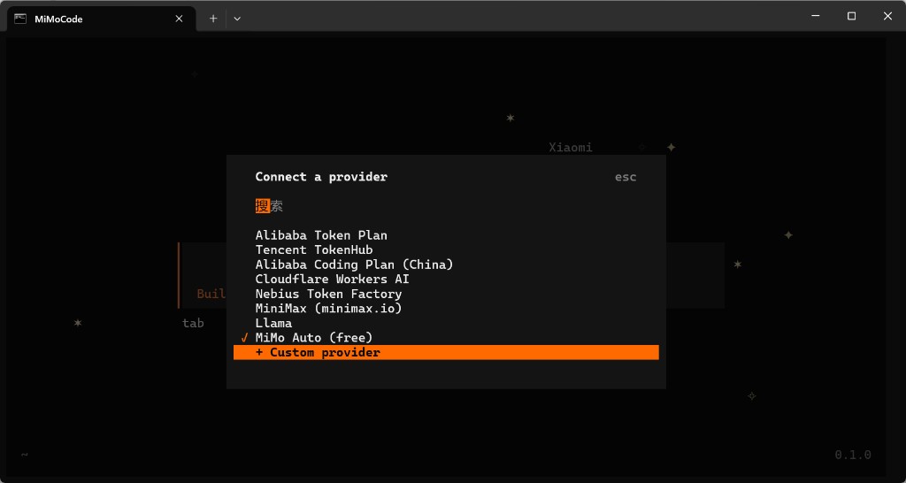 Custom provider