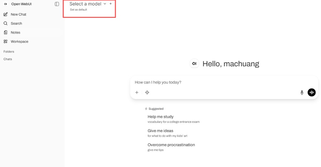 Model picker